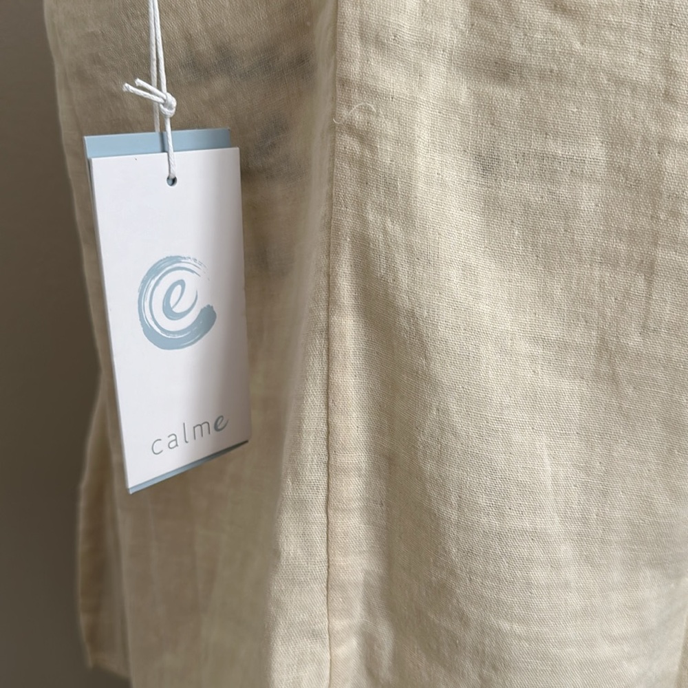 NWT Calme By Johnny Was | Drape V-Neck Top - Picture 6 of 8
